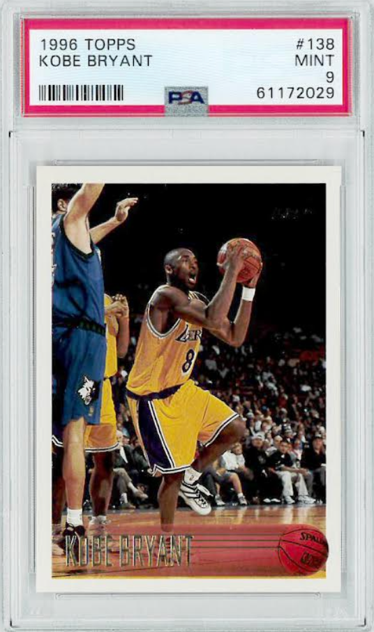 1996 Topps #138 Kobe Bryant PSA 9