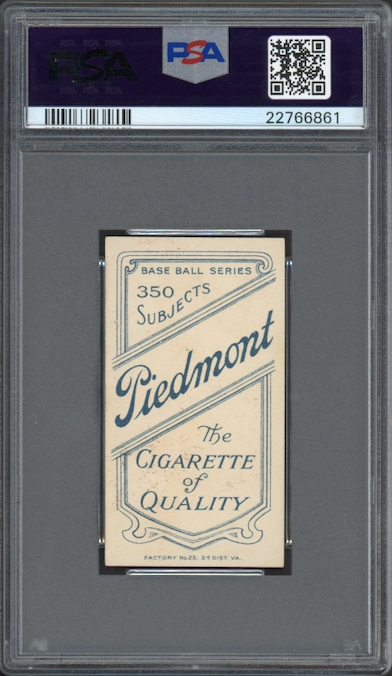 1909-11 T206 Piedmont 350 Nick Maddox PSA NM 7