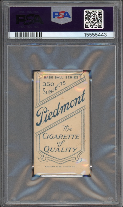1909-11 T206 Piedmont 350 Tris Speaker PSA VG-EX+ 4.5