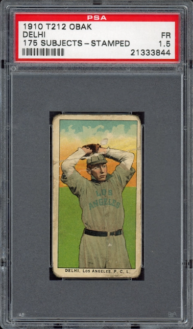 1910 T212 Obak 175 Subjects - Stamped Delhi PSA FR 1.5