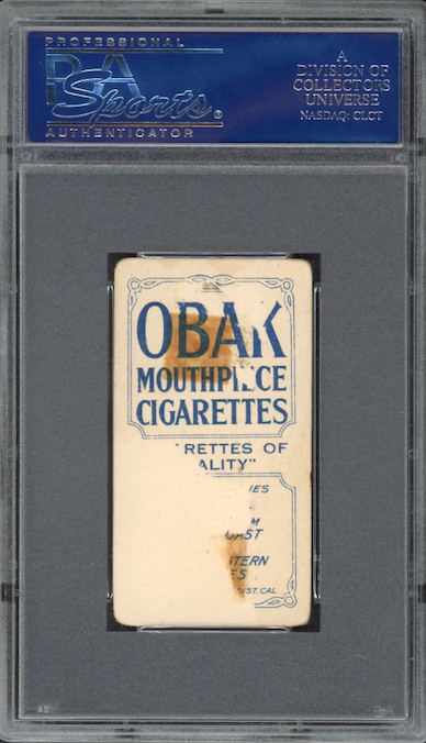 1910 T212 Obak 175 Subjects - Stamped Lynch PSA Authentic