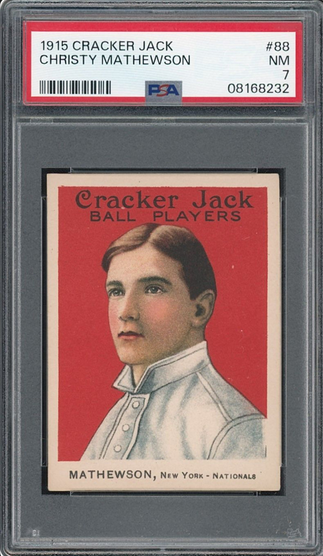 1915 Cracker Jack  #88 Christy Mathewson PSA 7