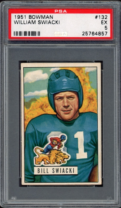 1951 Bowman #132 William Swiacki PSA EX 5