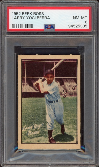 1952 Berk Ross Yogi Berra PSA NM-MT 8