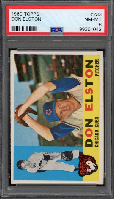 1960 Topps #233 Don Elston PSA NM-MT 8