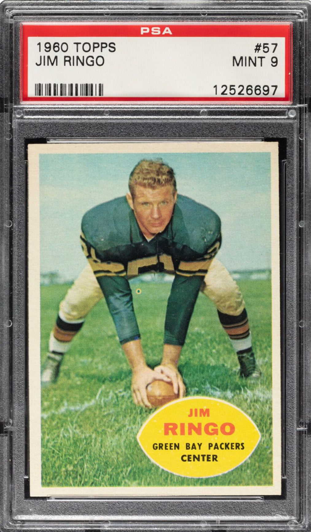 1960 Topps #57 Jim Ringo PSA MINT 9