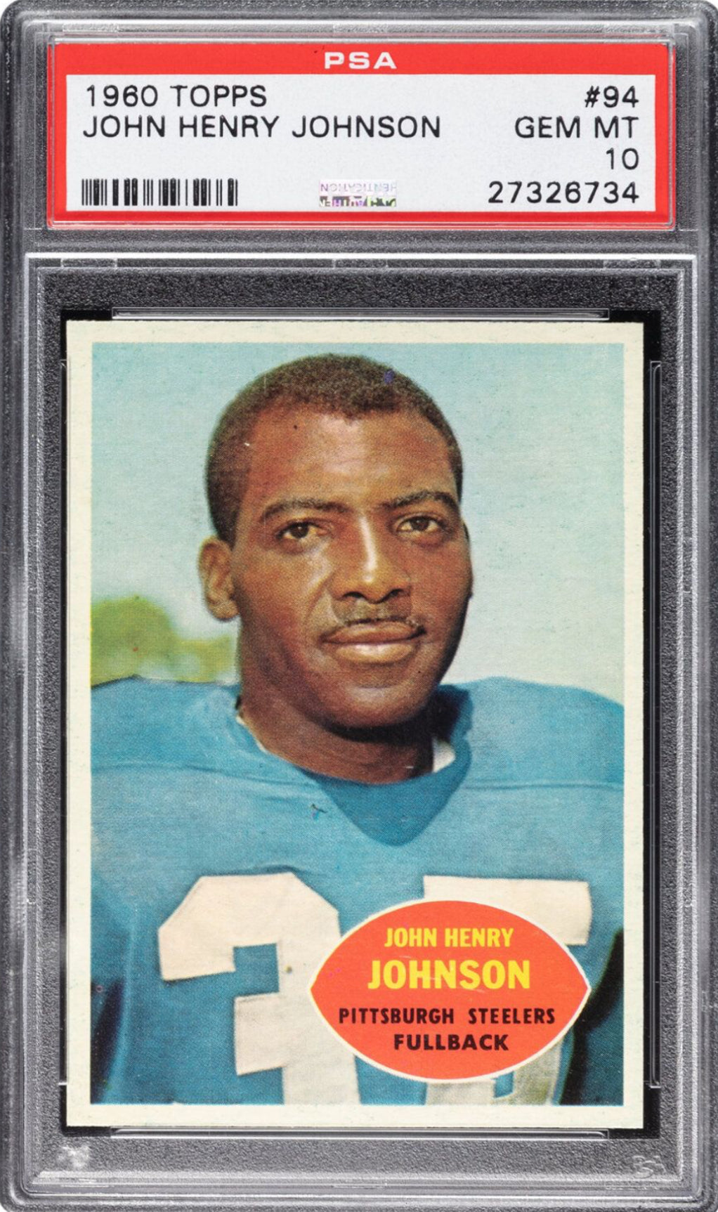 1960 Topps #94 John Henry Johnson PSA GEM MINT 10