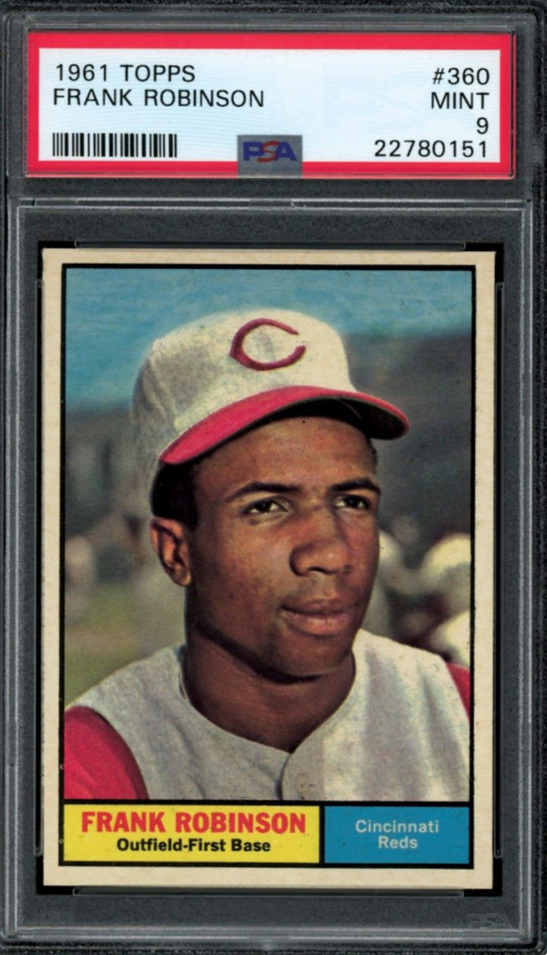 1961 Topps #360 Frank Robinson PSA 9