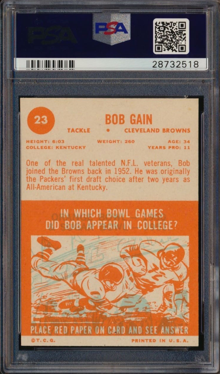 1963 Topps #28 Bob Gain PSA 6