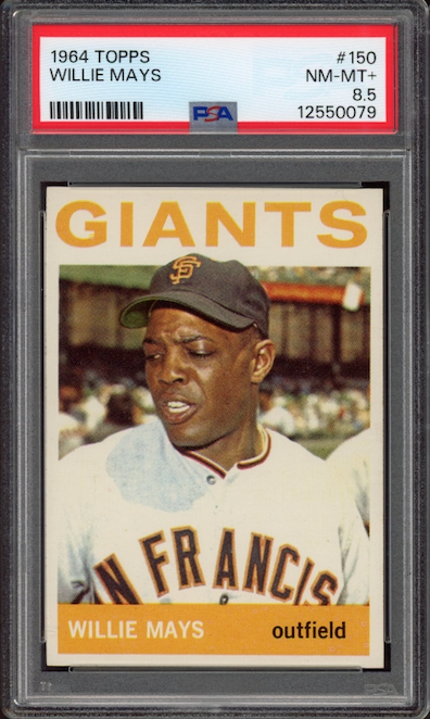 1964 Topps #150 Willie Mays PSA NM-MT+ 8.5