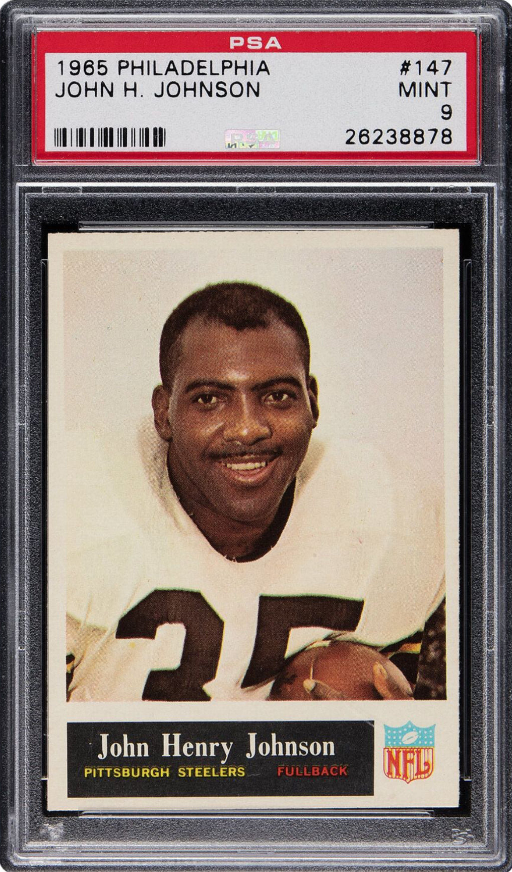 1965 Philadelphia #147 John H. Johnson PSA MINT 9