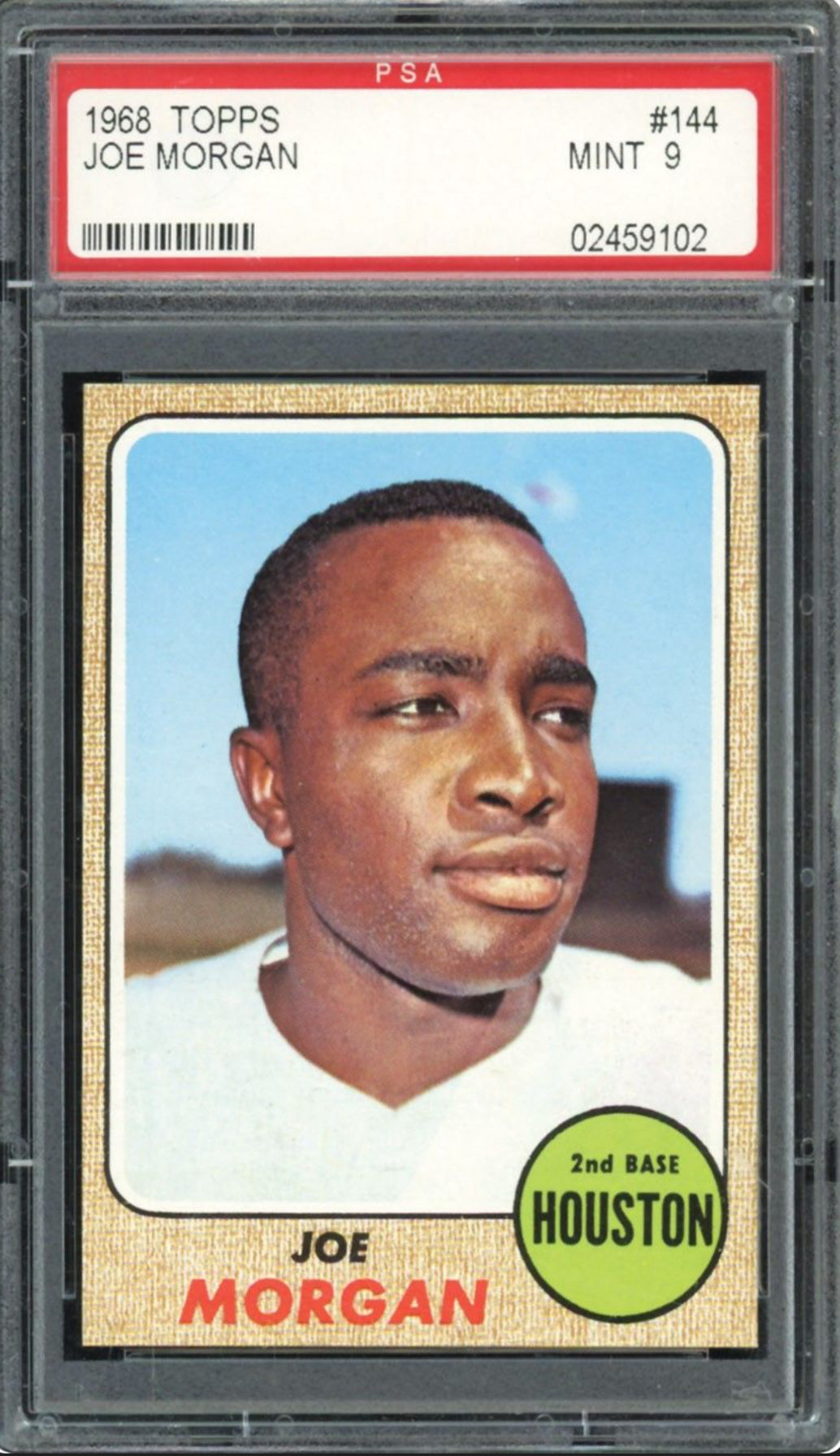 1968 Topps #144 Joe Morgan PSA MINT 9