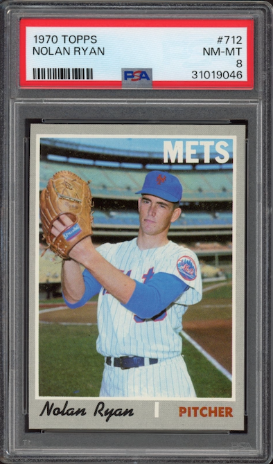 1970 Topps #712 Nolan Ryan PSA NM-MT 8