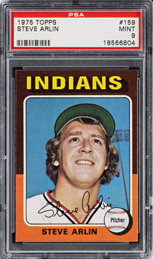 1975 Topps #159 Steve Arlin PSA MINT 9