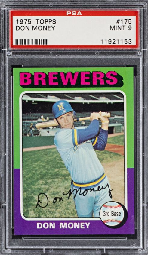 1975 Topps #175 Don Money PSA MINT 9