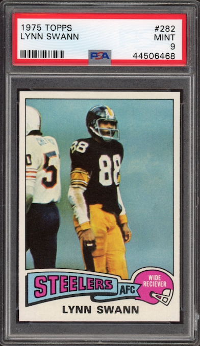 1975 Topps #282 Lynn Swann ROOKIE PSA MINT 9