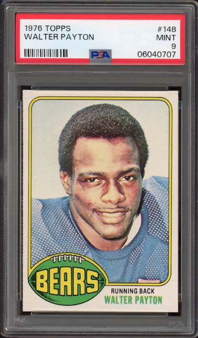 1976 Topps #148 Walter Payton ROOKIE PSA MINT 9