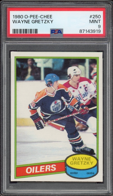 1980 O-Pee-Chee #250 Wayne Gretzky PSA MINT 9