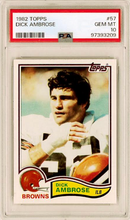 1982 Topps #57 Dick Ambrose PSA 10