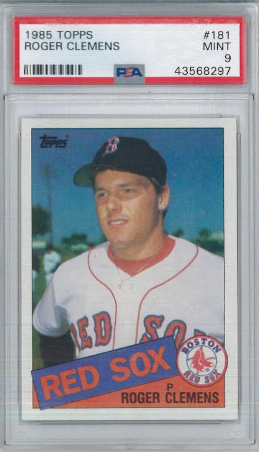1985 Topps #181 Roger Clemens PSA MINT 9