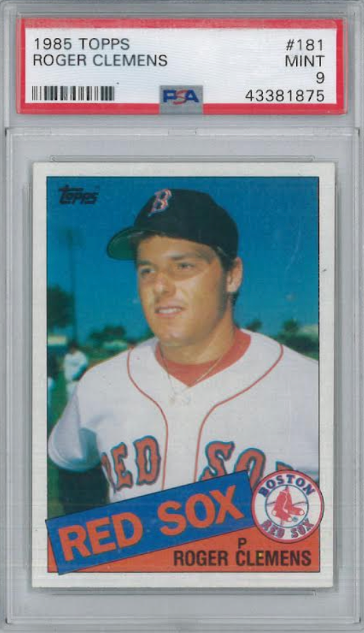 1985 Topps #181 Roger Clemens PSA MINT 9