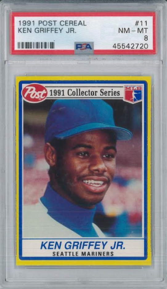 1991 Post Cereal #11 Ken Griffey Jr. PSA NM-MT 8