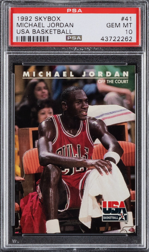 1992 Skybox USA Basketball #41 Michael Jordan PSA GEM MINT 10