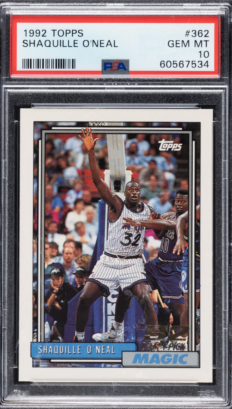 1992 Topps #362 Shaquille O’Neal PSA 10