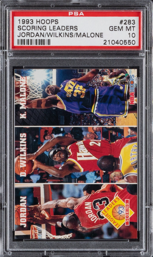 1993 Hoops Scoring Leaders #283 PSA GEM MINT 10