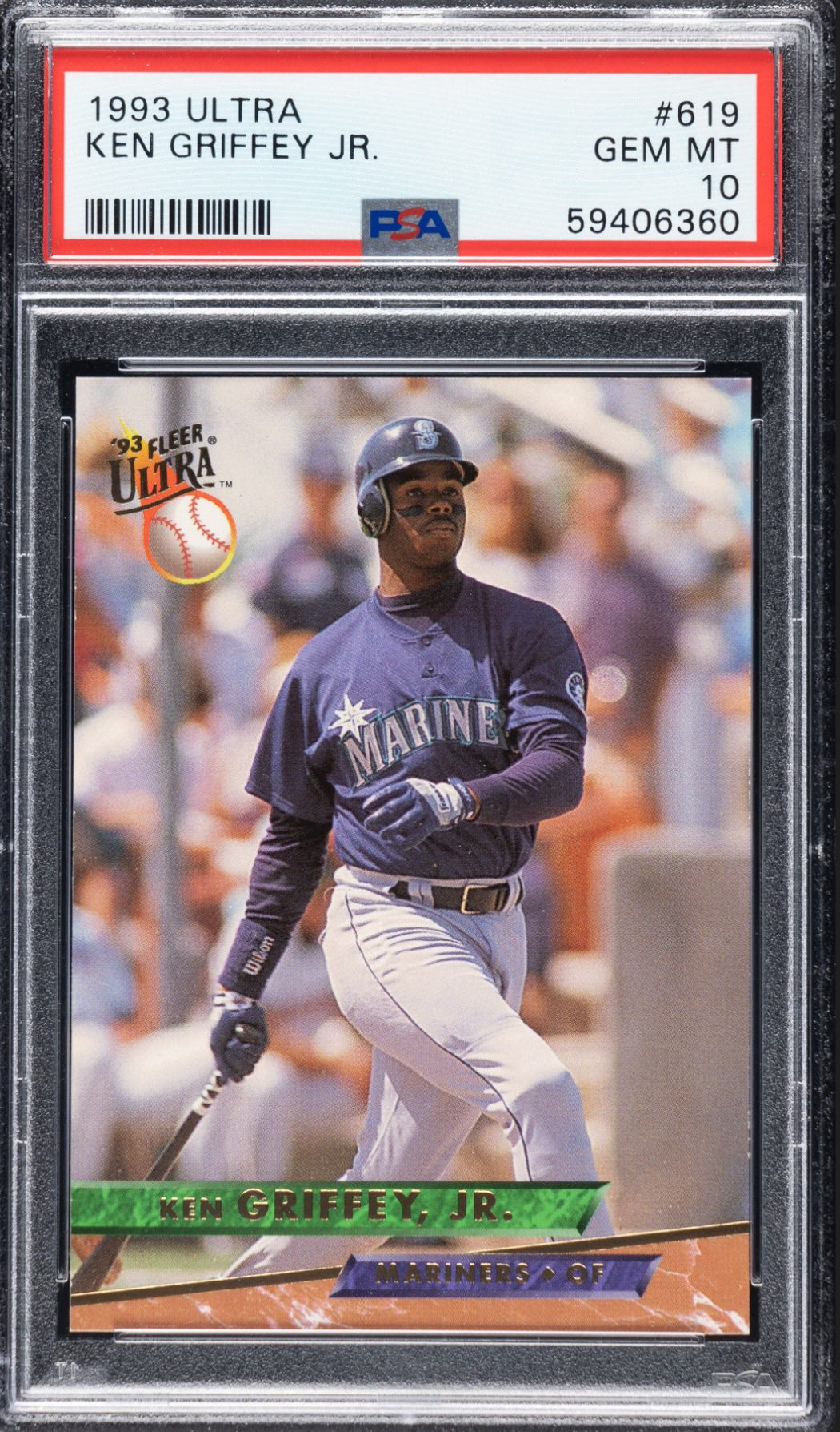 1993 Ultra #619 Ken Griffey Jr. PSA GEM MINT 10