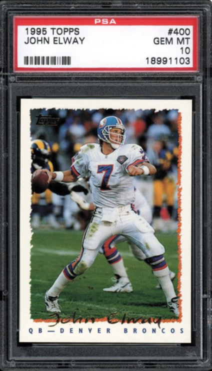 1995 Topps #400 John Elway PSA GEM MINT 10