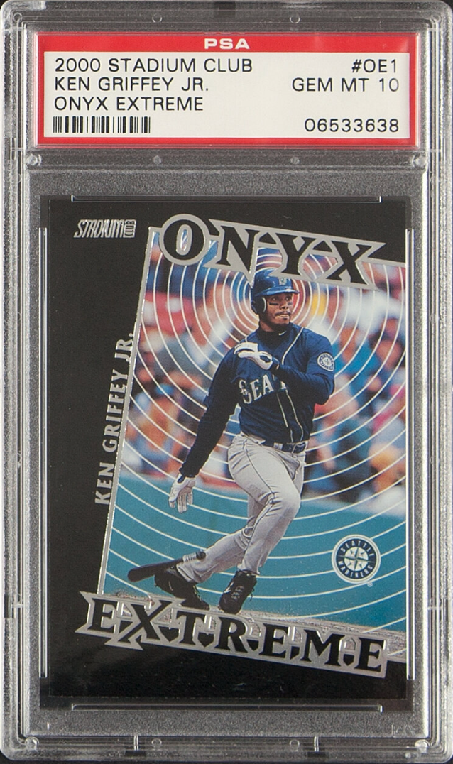 2000 Stadium Club Onyx Extreme #OE1 Ken Griffey Jr PSA GEM MINT 10