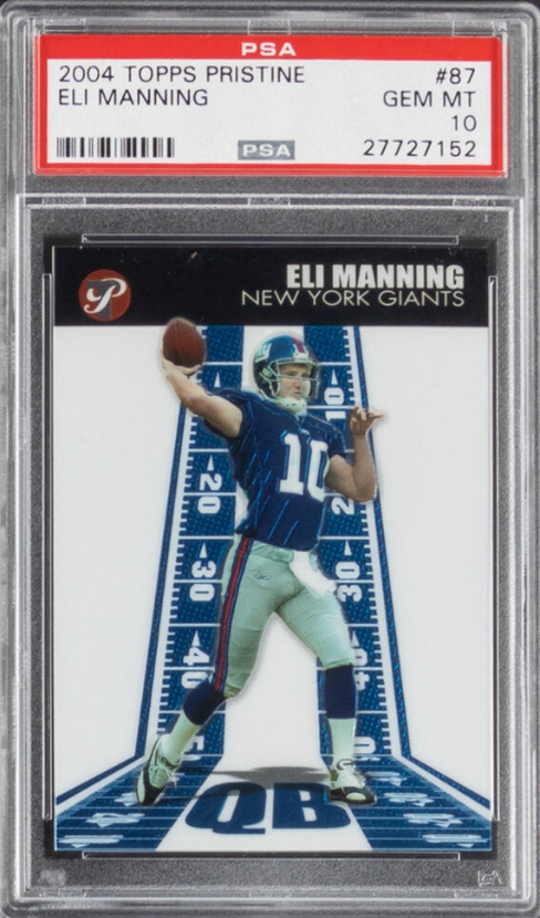 2004 Topps Pristine #87 Eli Manning ROOKIE PSA GEM MINT 10