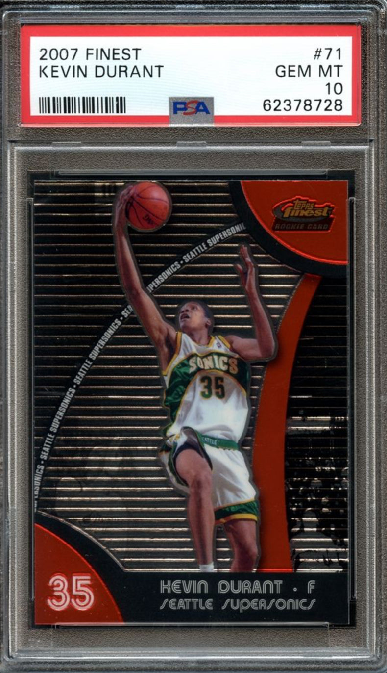 2007 Finest #71 Kevin Durant PSA 10