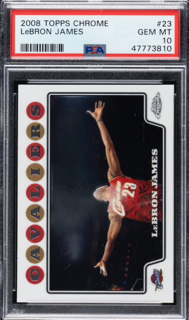 2008 Topps Chrome #23 Lebron James PSA 10