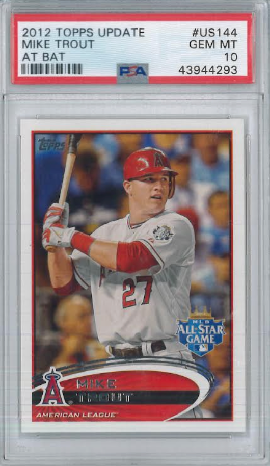 2012 Topps Update #US144 Mike Trout PSA GEM MINT 10