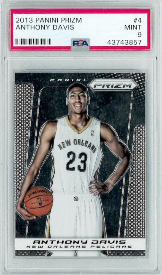 2013 Panini Prizm #4 Anthony Davis PSA MINT 9