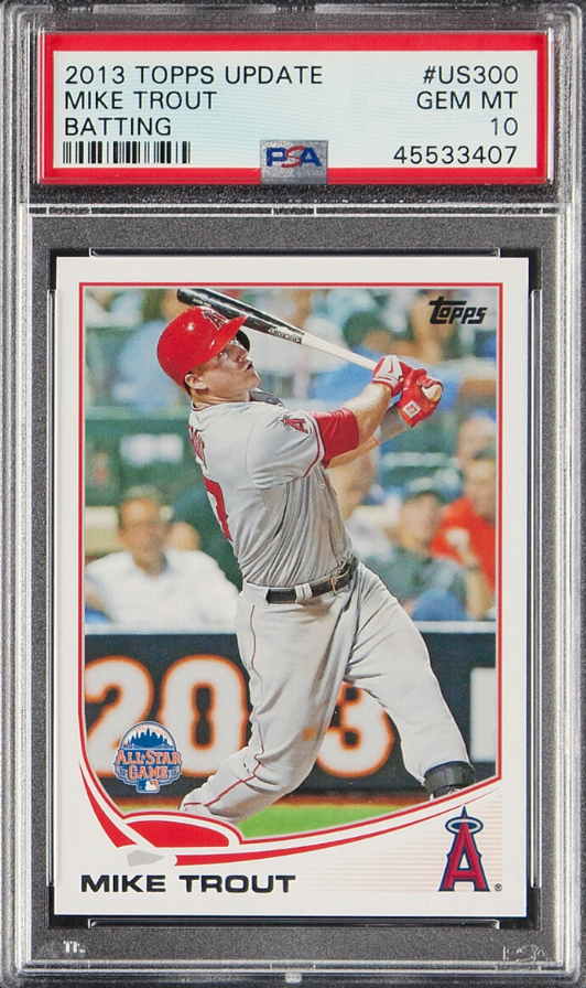 2013 Topps Update #US300 Mike Trout PSA GEM MINT 10