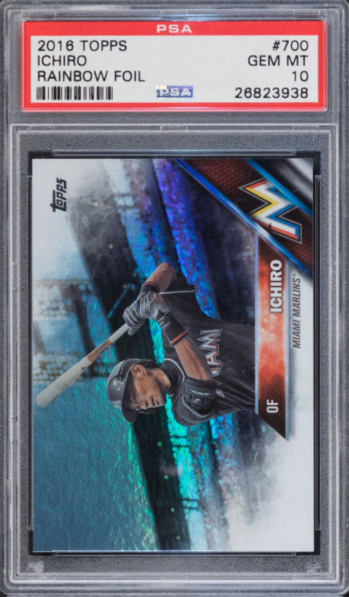 2016 Topps Rainbow Foil #700 Ichiro PSA GEM MINT 10
