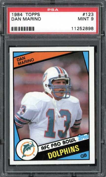 1984 Topps #123 Dan Marino ROOKIE PSA MINT 9