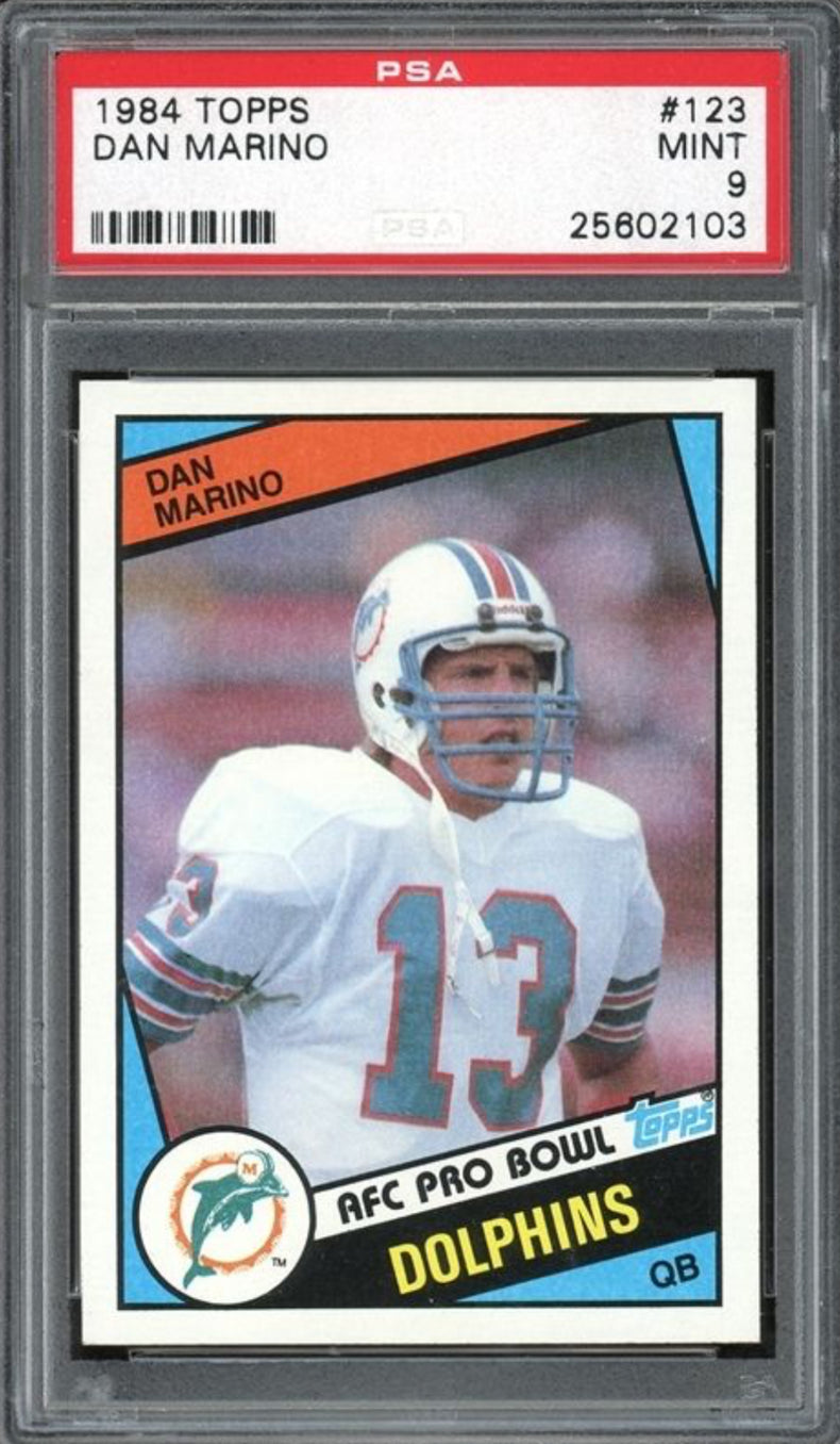 1984 Topps #123 Dan Marino ROOKIE PSA MINT 9