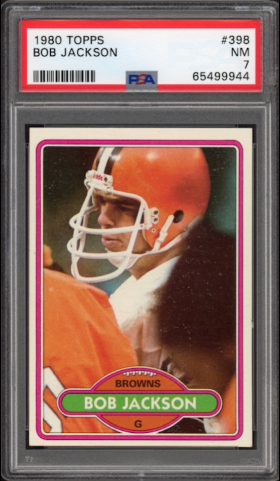 PSA Mid-Grade 1980s Topps Cleveland Browns Duo