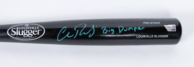 Cal Raleigh "Big Dumper" Signed Bat (Seattle Mariners) - Fanatics FanSecure Authenticated