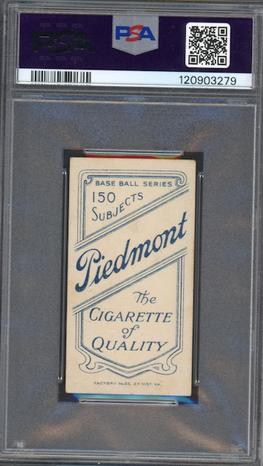 T206 Piedmont 150 Doc White Chicago, Portrait PSA EX 5