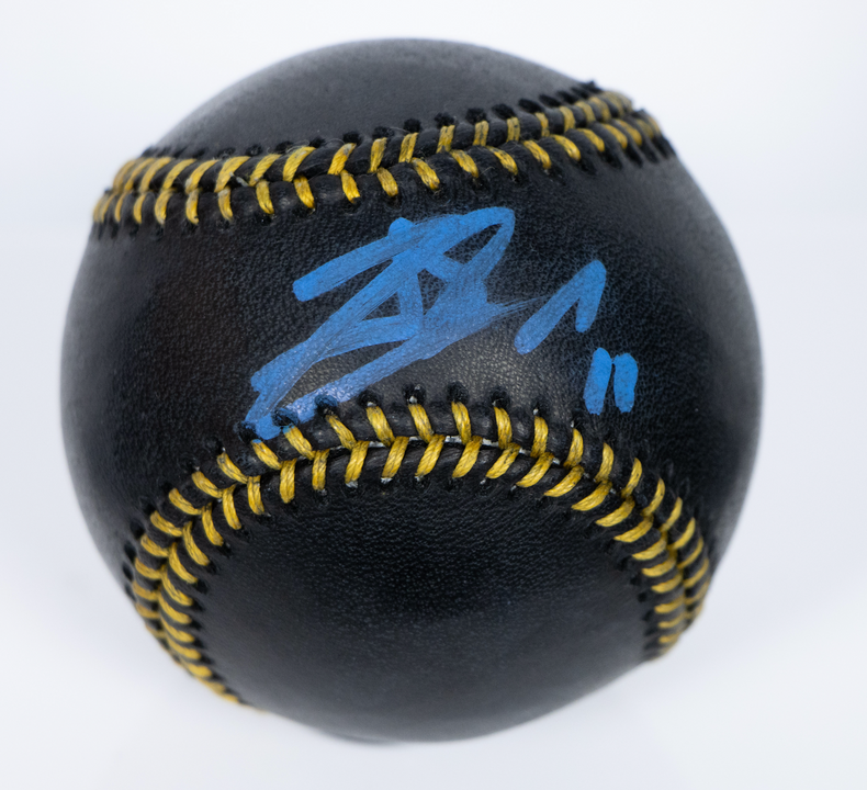 Jackson Chuorio Signed Custom Black Official Baseball - Dave & Adams Authenticated