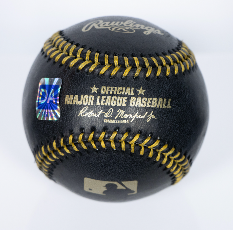 Jackson Chuorio Signed Custom Black Official Baseball - Dave & Adams Authenticated