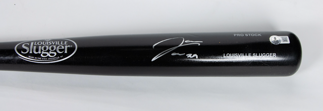 James Wood Signed Louisville Slugger Bat (Washington Nationals) - Beckett Authenticated
