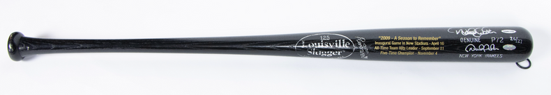 Derek Jeter Signed Bat Numbered 26/27 Engraved 2009 - A Season to Remember - Steiner Authenticated