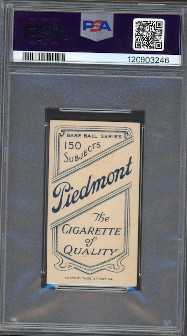 1909-11 T206 Piedmont 150 Kaiser Wilhelm Hands At Chest PSA EX 5