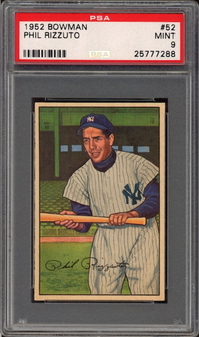 1952 Bowman #52 Phil Rizutto PSA MINT 9